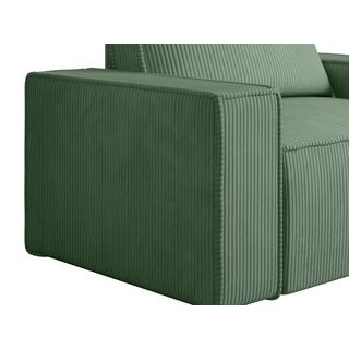 PASCAL MORABITO Sessel - Cord - Mandelgrün - AMELIA  