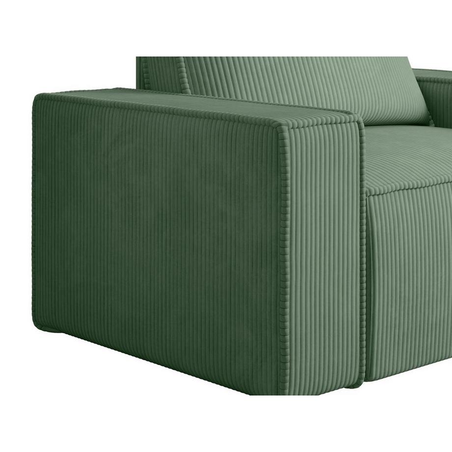 PASCAL MORABITO Sessel - Cord - Mandelgrün - AMELIA  