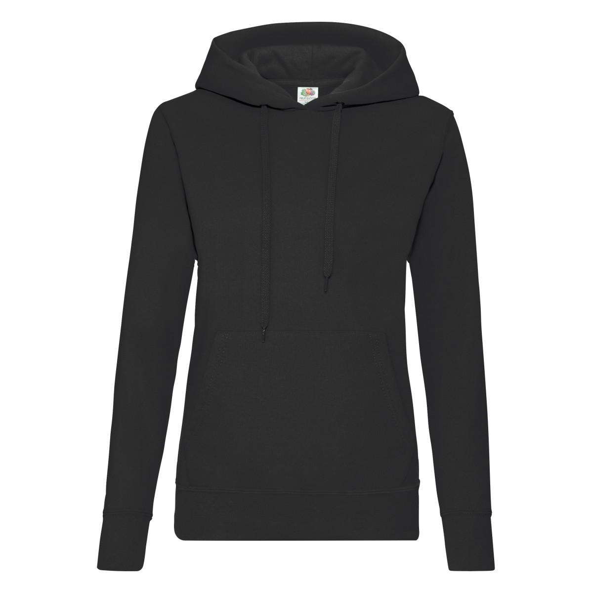 Image of Classic 8020 Kapuzenpullover Damen Schwarz XS