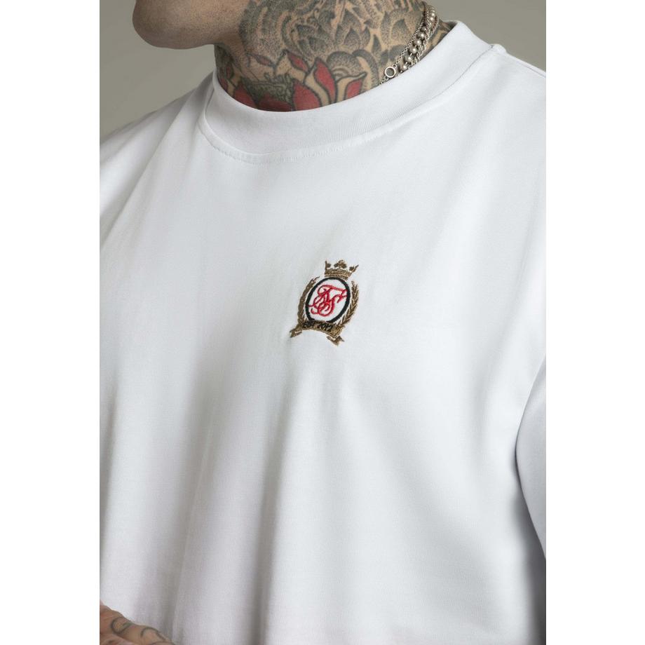 Sik Silk T-Shirt Oversized Bianco  