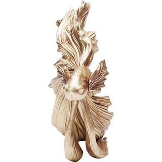 KARE Design Objet décoratif Betta Fish Gold Petit  