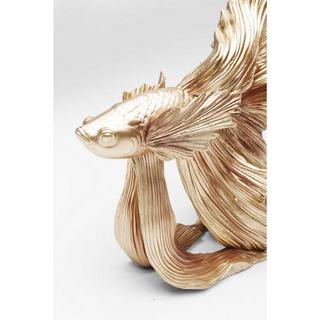 KARE Design Objet décoratif Betta Fish Gold Petit  