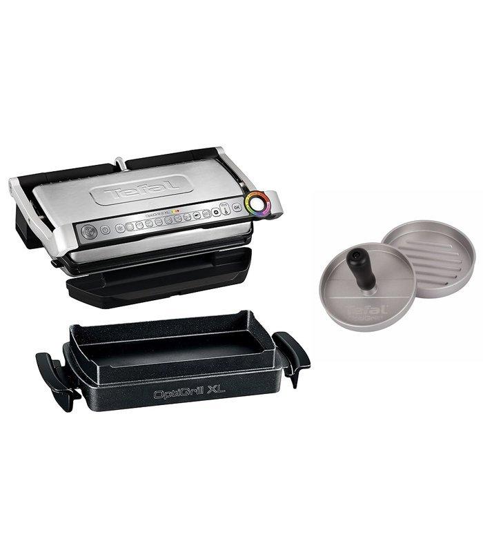 Image of GC722D XL Optigrill + XA7278 XL Backschale + W875 Hamburgerpresse GC722D XL Optigrill + XA7278 XL Backschale + W875 Hamburgerpresse
