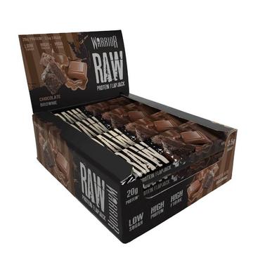 Barre Raw Protein Flapjack 75g Warrior (lot de 12) | Chocolat