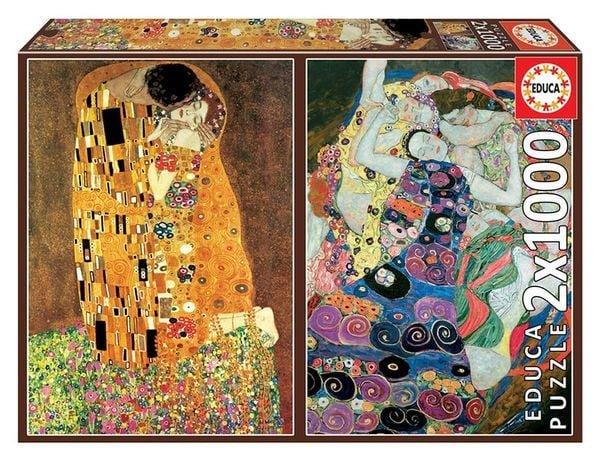 Educa  Educa - Klimt 2x1000 Teile Art Collection Puzzle 