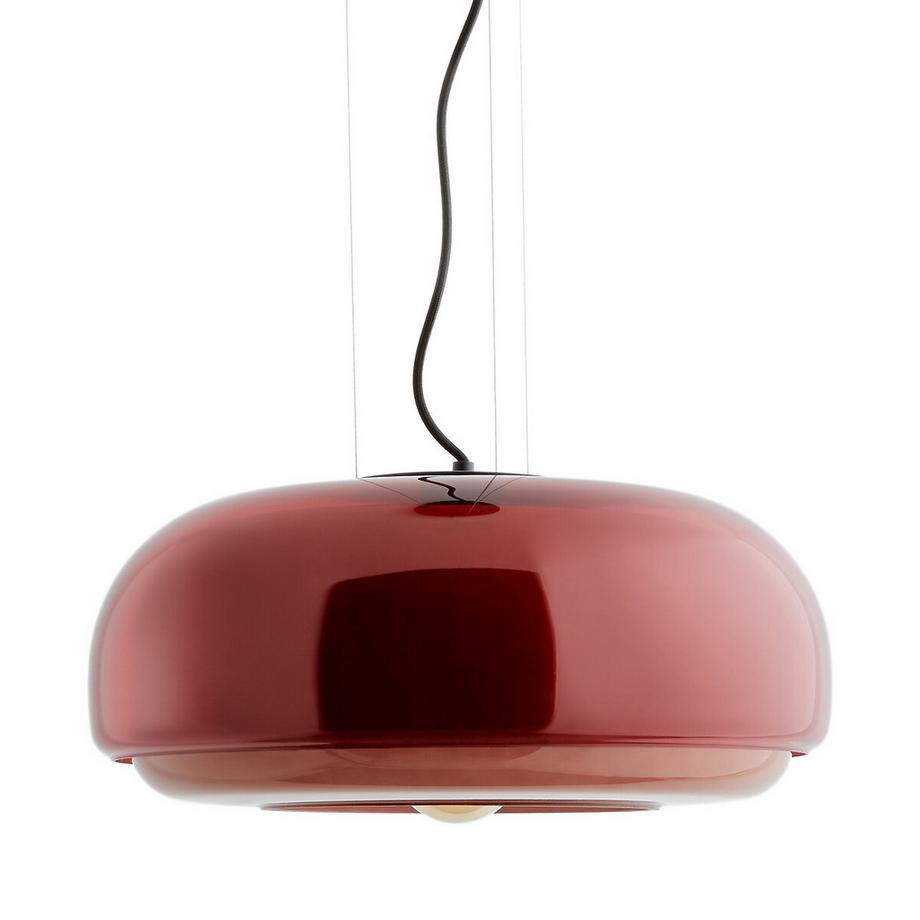 La Redoute Intérieurs Suspension en verre coloré Ø45 cm  