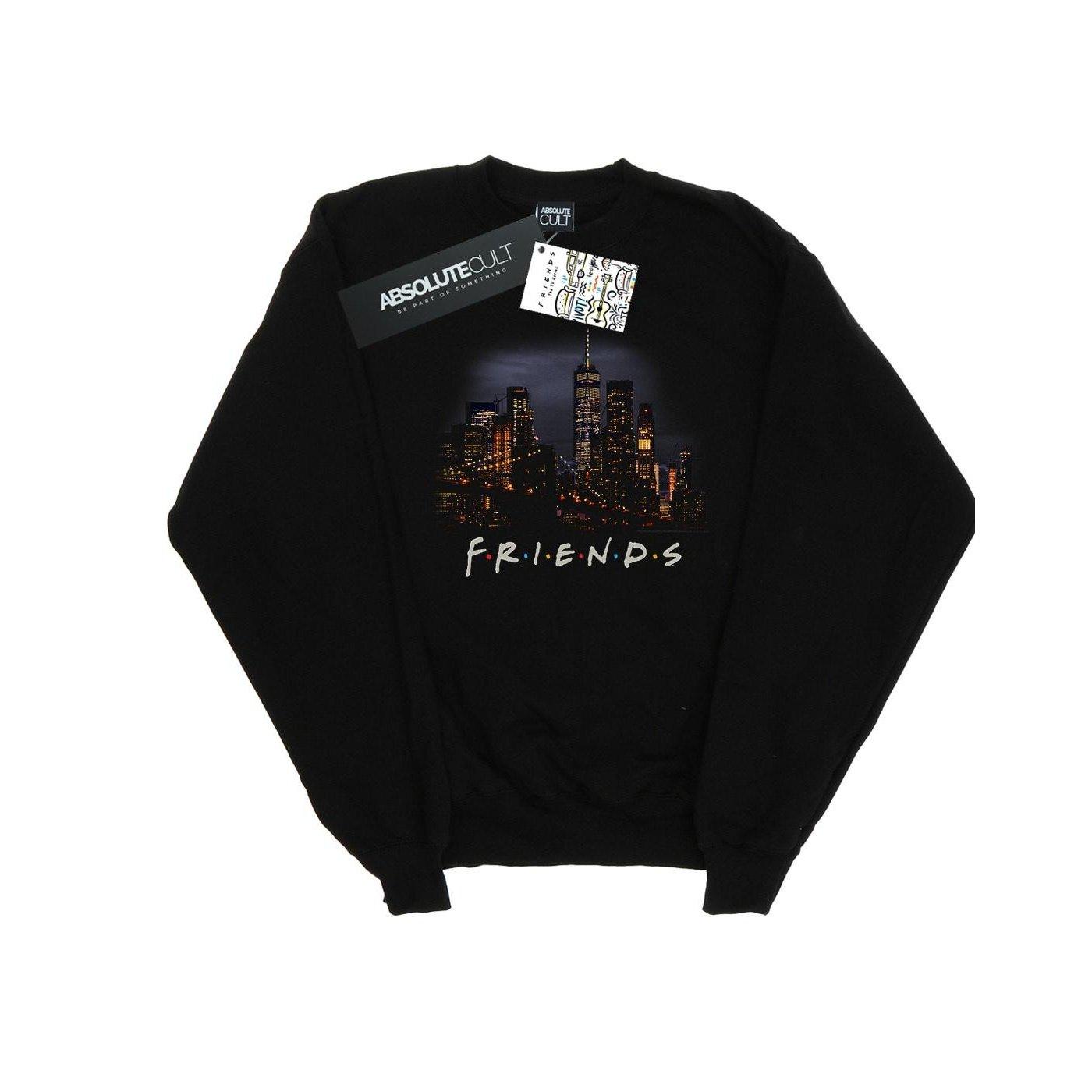 Image of Night Skyline Sweatshirt Herren Schwarz 3XL