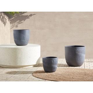 Beliani Cache-pot en Fibre d'argile Traditionnel FTERO  