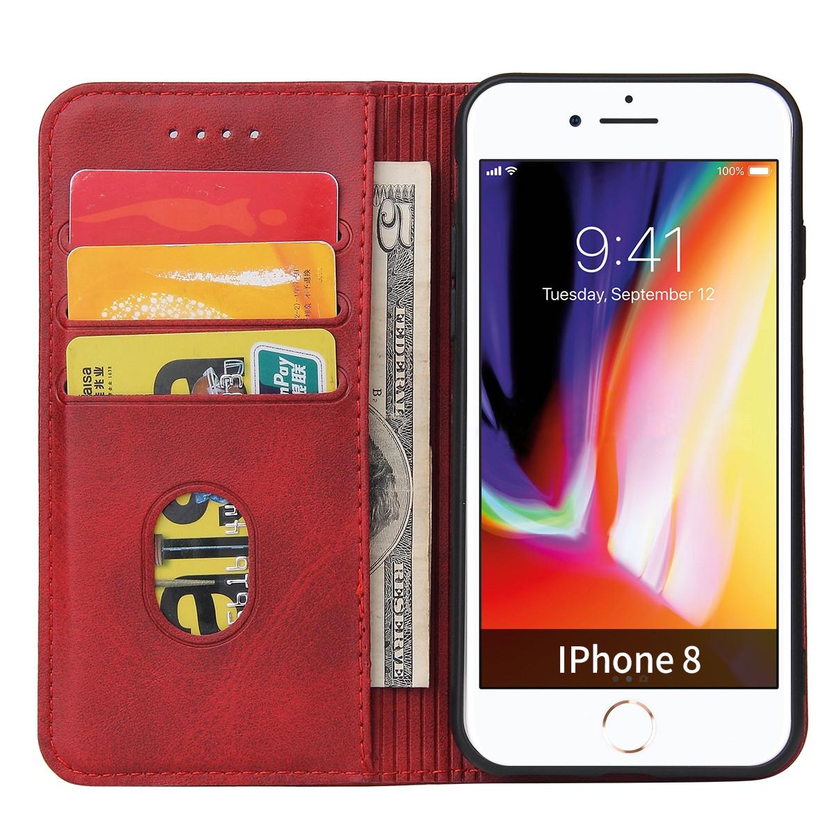 Cover-Discount  iPhone SE / 8 / 7 - Stand Flip Case Hülle 