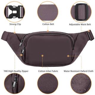 Only-bags.store Wasserdichte Gürteltasche mit grossem Fassungsvermögen  