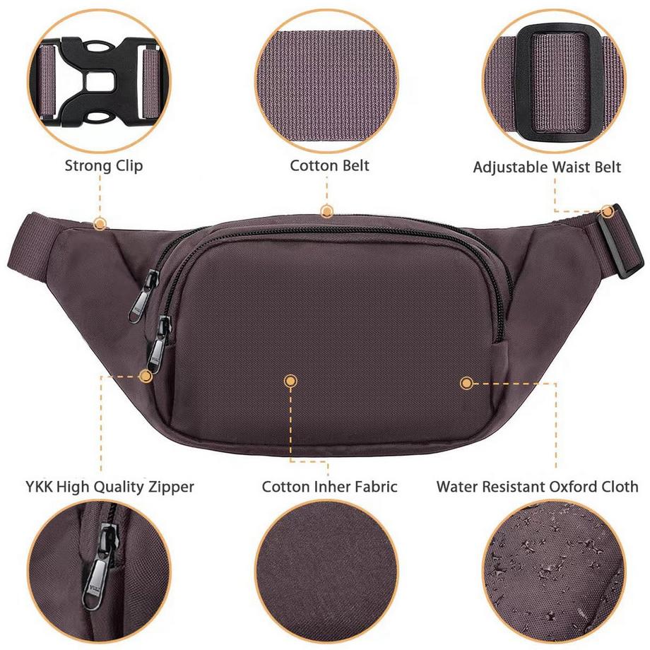 Only-bags.store Marsupio impermeabile di grande capacità  