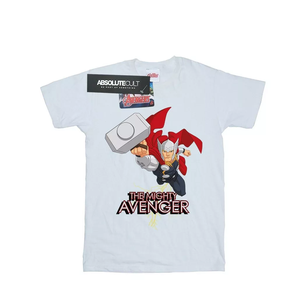 MARVEL - The Mighty Avenger TShirt, für Herren, Weiss, Größe L