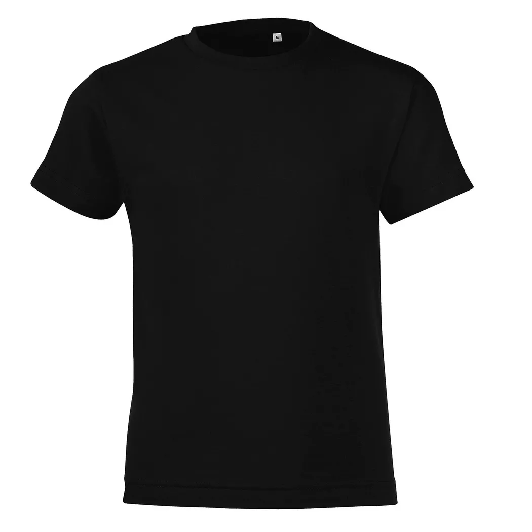 SOLS - Regent Kurzarm TShirt, 4A, Schwarz