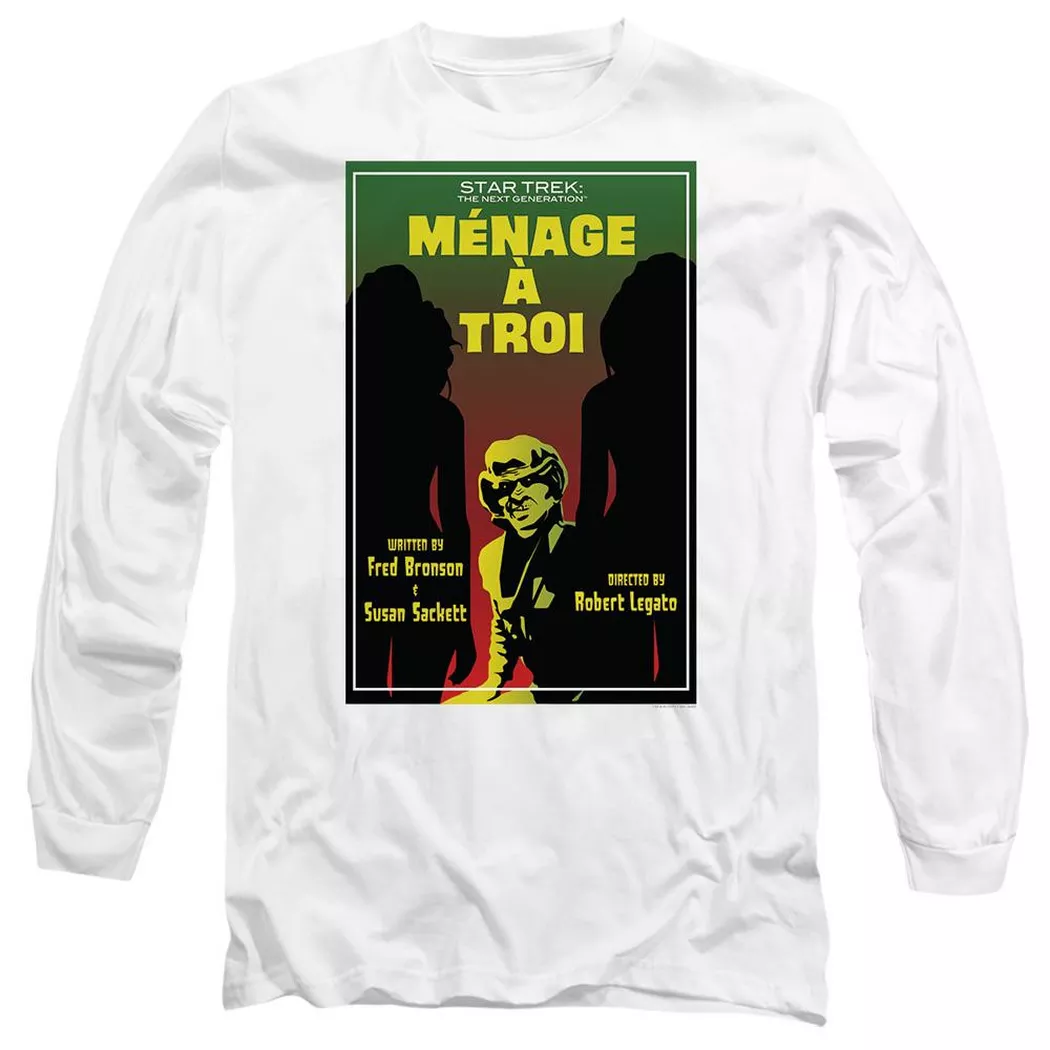 Star Trek - The Next Generation Season 3 Episode 24 TShirt, für Damen, Weiss, Größe XL