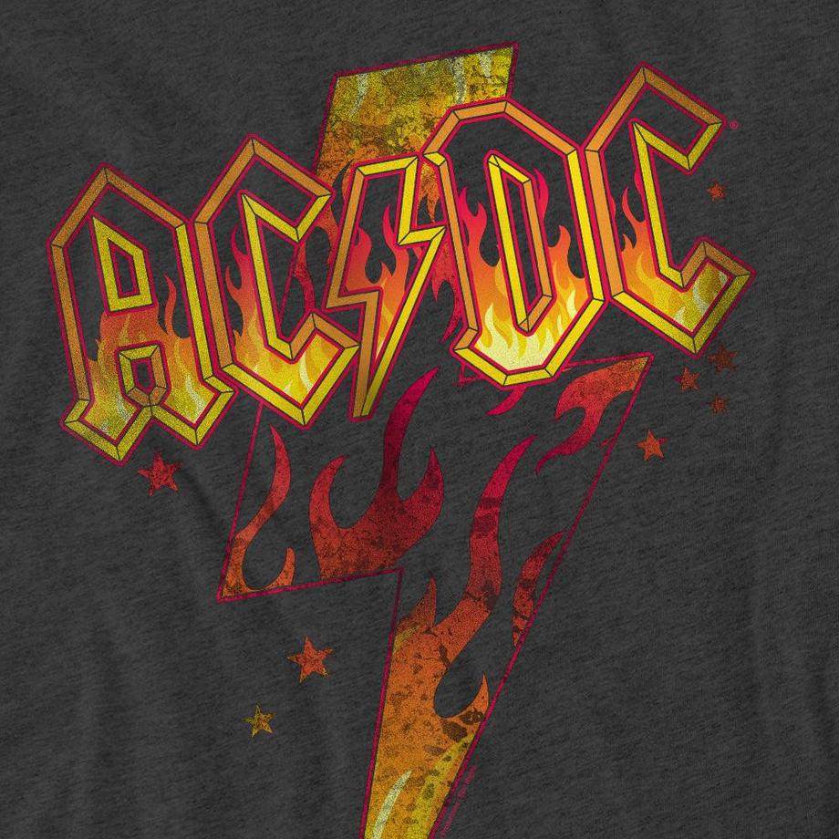 AC/DC ACDC Logo Flames T-Shirt  