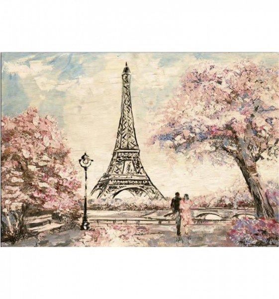 Image of Helma365 Bild Eiffel Tower Holz - ONE SIZE