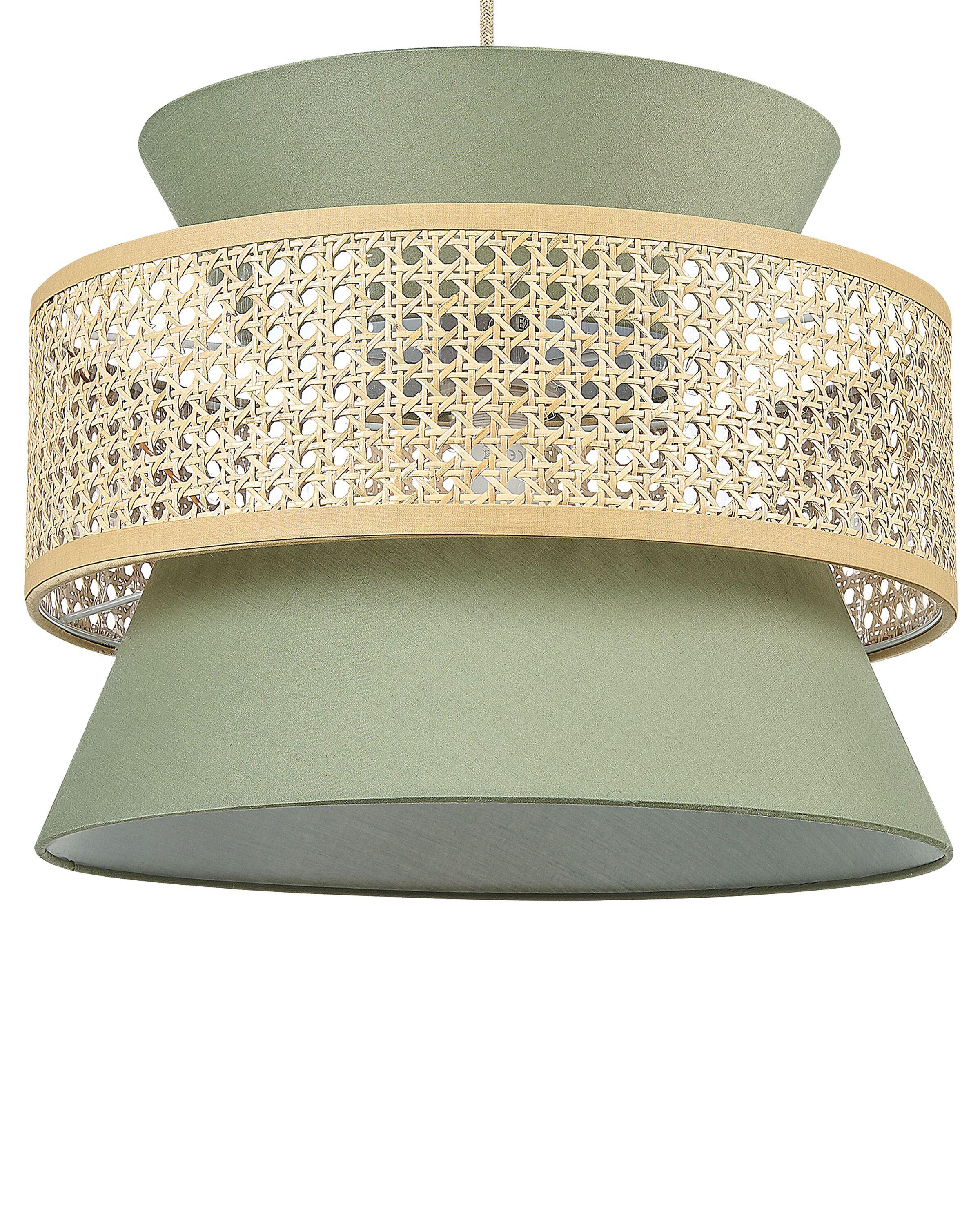 Beliani Lampadario en Tessuto Moderno LUYANO  