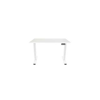 Contini Höhenverstellbarer Bürotisch 1.6x0.8m weiss / Gestell weiss RAL9016  