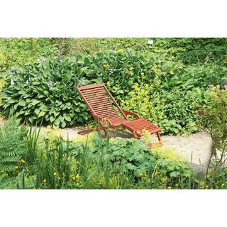 mutoni Chaise longue de jardin Alaska eucalyptus naturel  