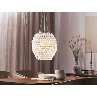 Beliani Lampe suspension en Plexiglass Moderne SAUER  