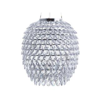 Beliani Lampe suspension en Plexiglass Moderne SAUER  