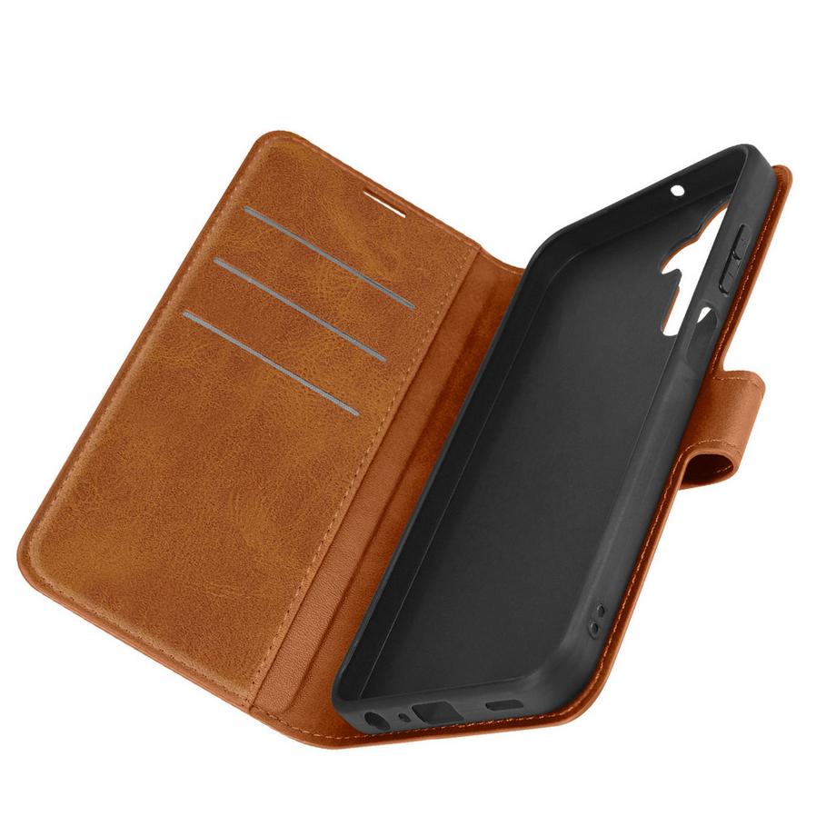 Avizar  Étui Galaxy A25 5G Support Marron Clair 