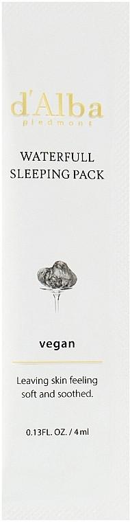 d’Alba  Waterfull Vegan masque de sommeil 