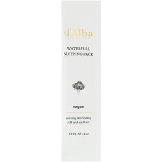 d’Alba  Waterfull Vegan masque de sommeil 