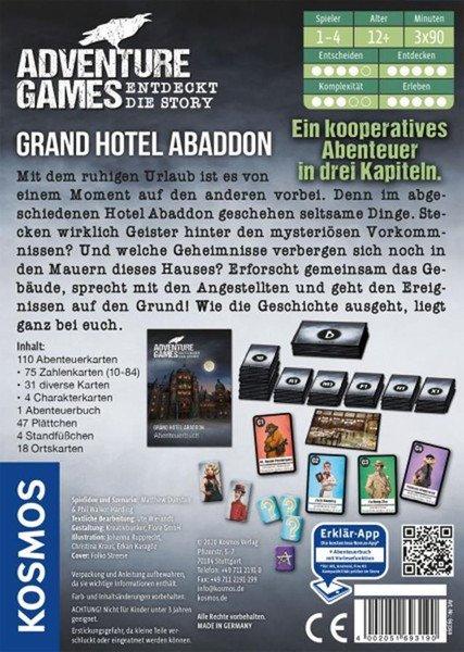 Kosmos  Spiele Adventure Games: Grand Hotel Abaddon 