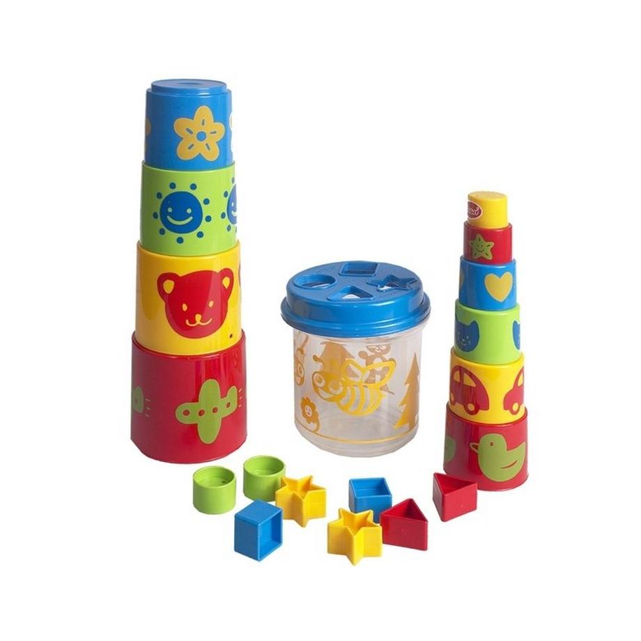   Gowi Bienen-Formen-Sortierer mit Stapelblöcken 