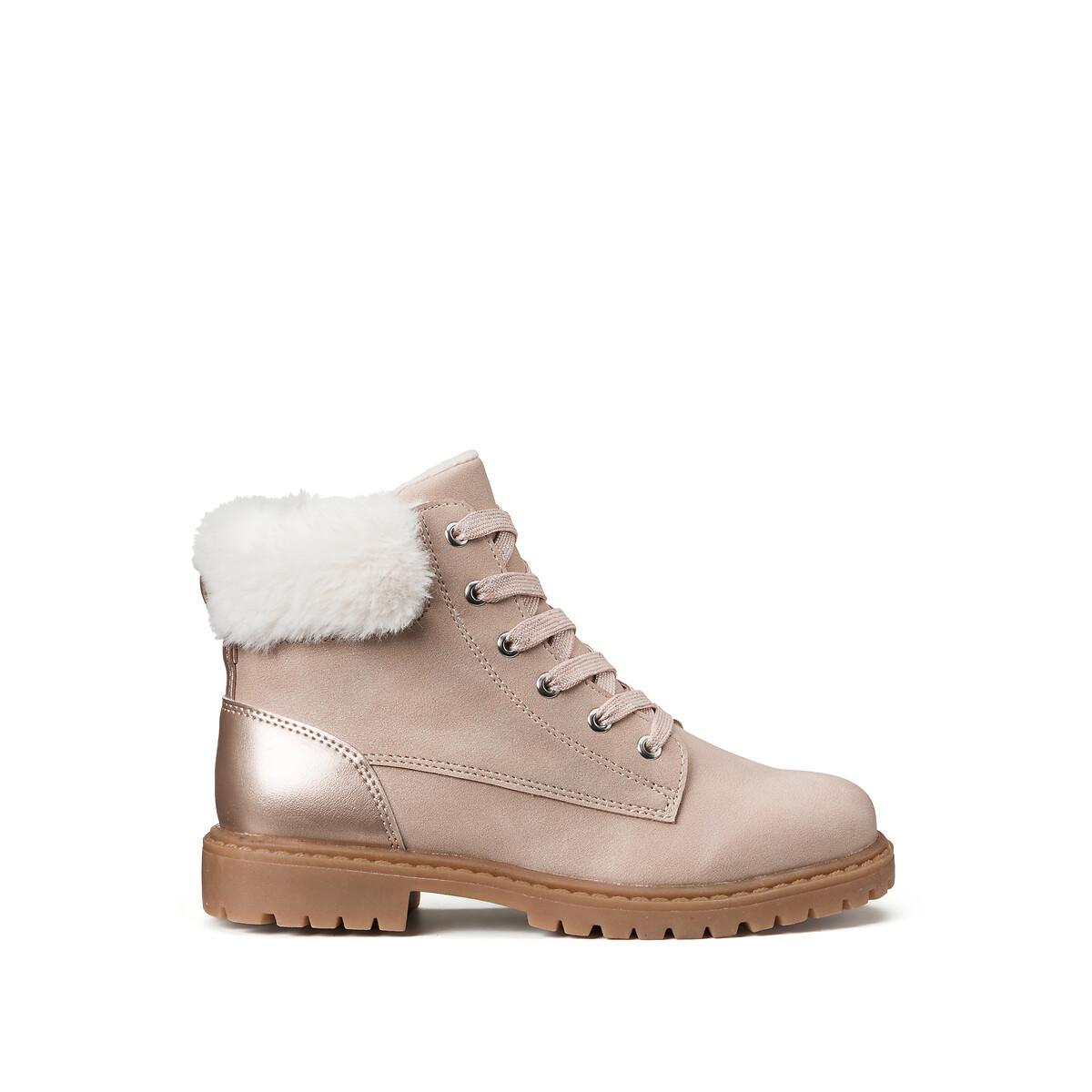 Image of Boots Im Wanderstiefel-stil Damen Rosa 33