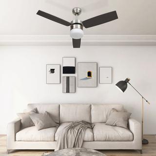 VidaXL Ventilateur de plafond chrome  