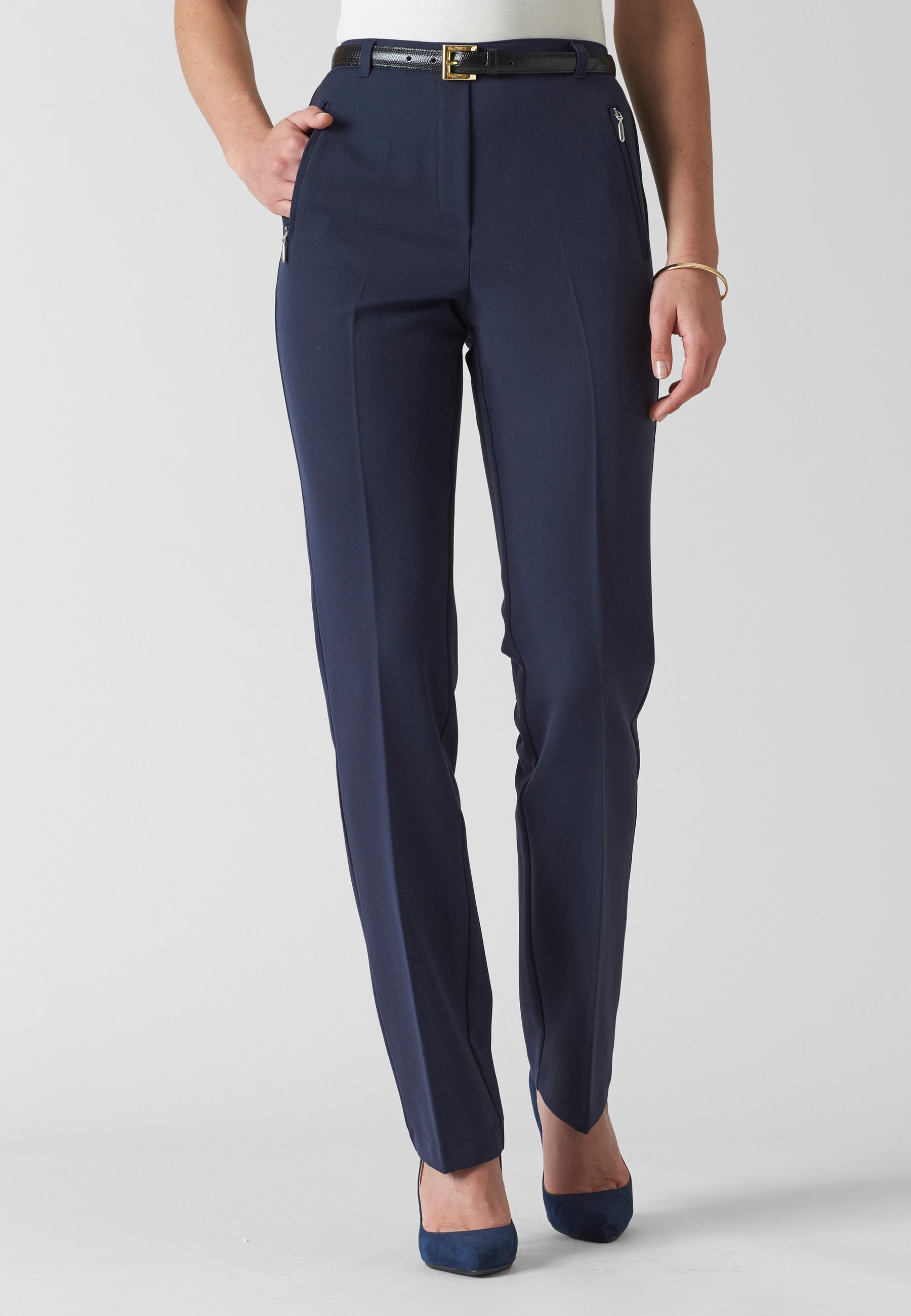 Image of Gerade Hose. Damen Blau 40