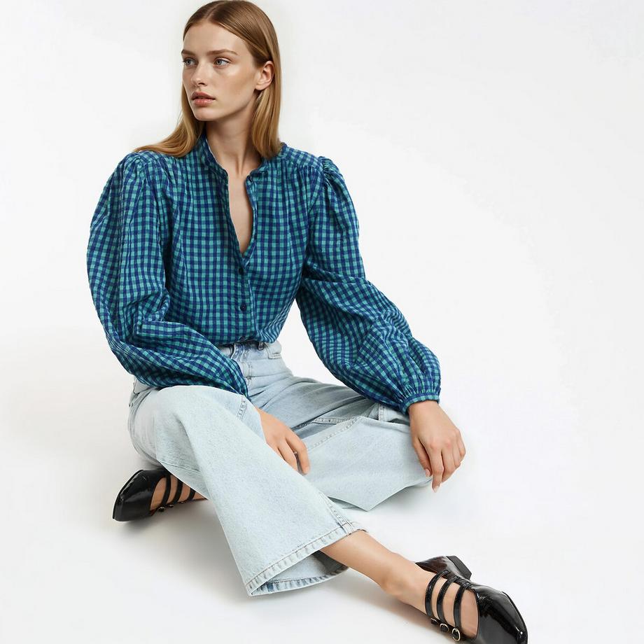 La Redoute Collections Mao Kragen Hemd  