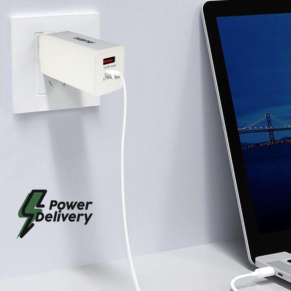 Akashi  Chargeur USB-C / USB 83W + Câble USB-C 