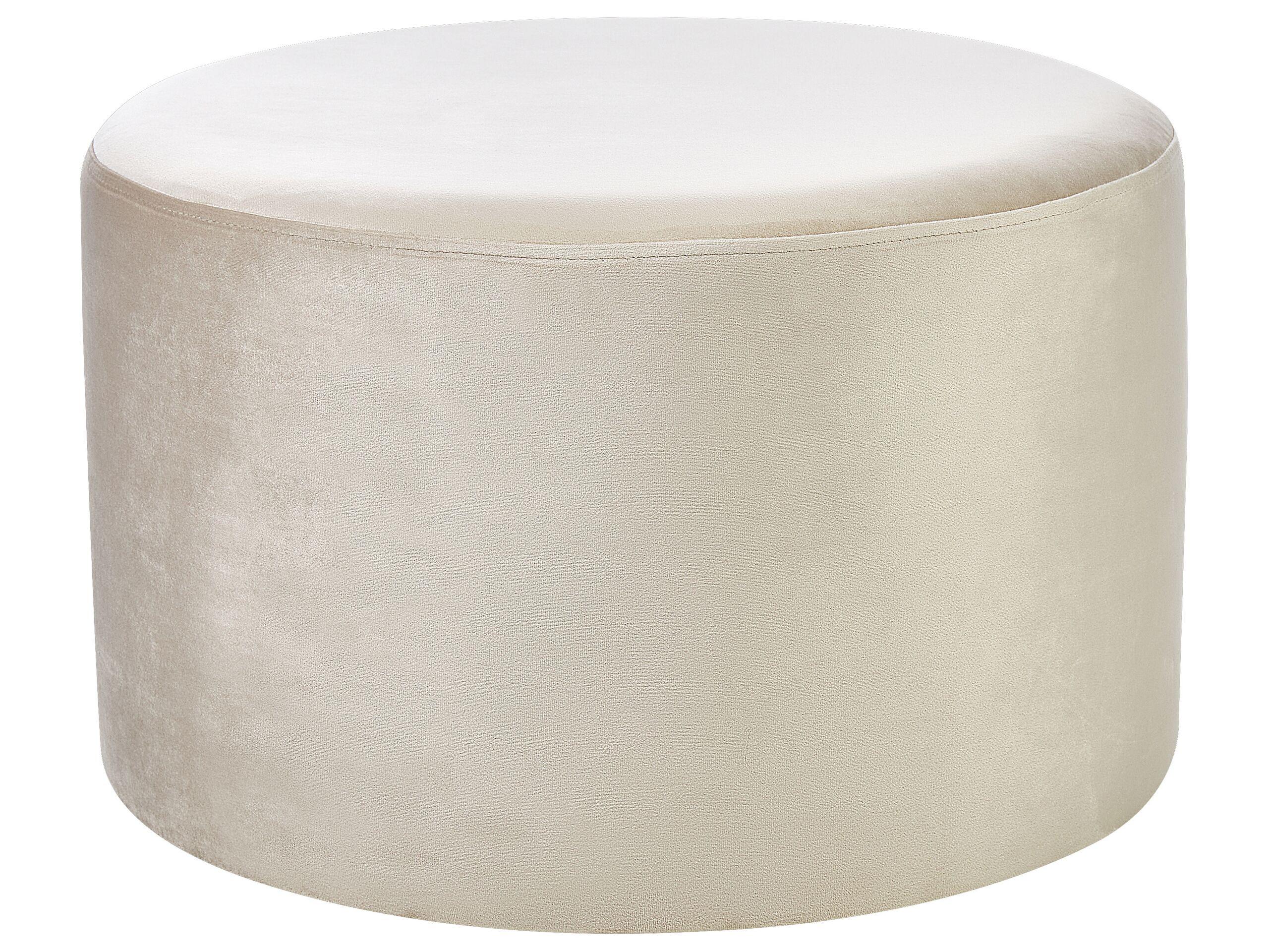 Image of Pouf aus Samtstoff Glamourös MILLEN Pouf aus Samtstoff Glamourös MILLEN