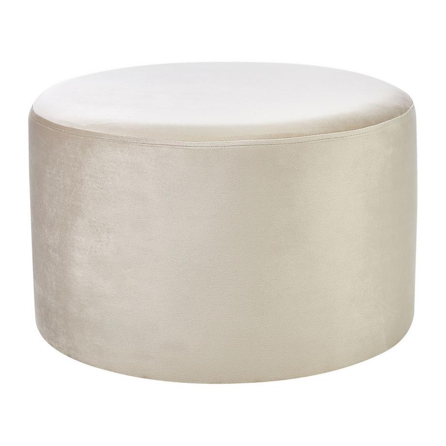 Beliani Pouf en Velours Glamour MILLEN  