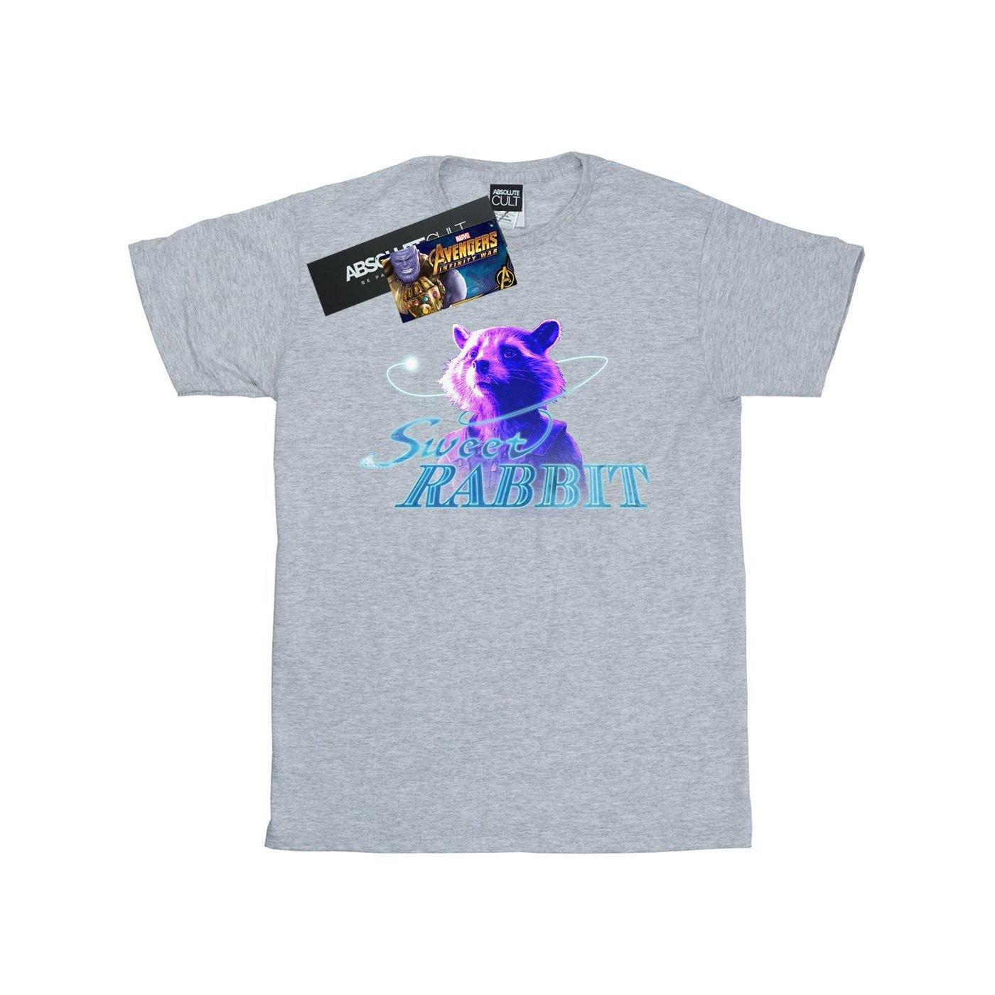Image of Avengers Infinity War Sweet Rabbit Tshirt Damen Grau 3XL
