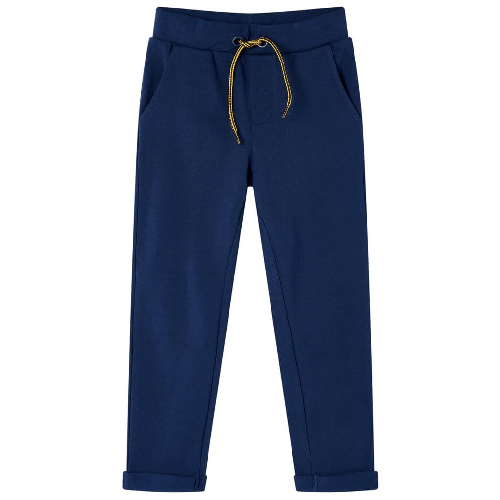 Image of Kinderhose Baumwolle Unisex Blau 140