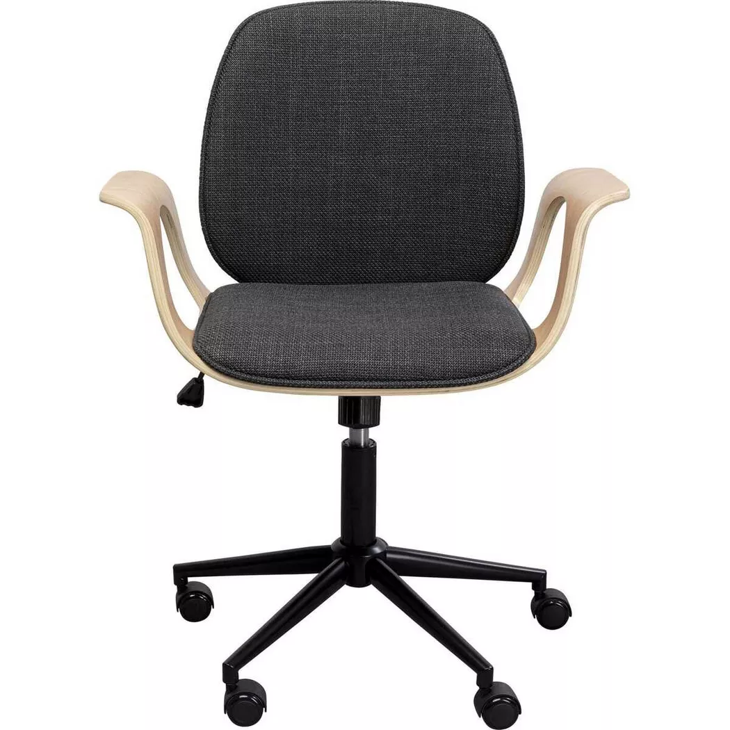 KARE Design – Bürostuhl Patron natur, One Size, Schwarz