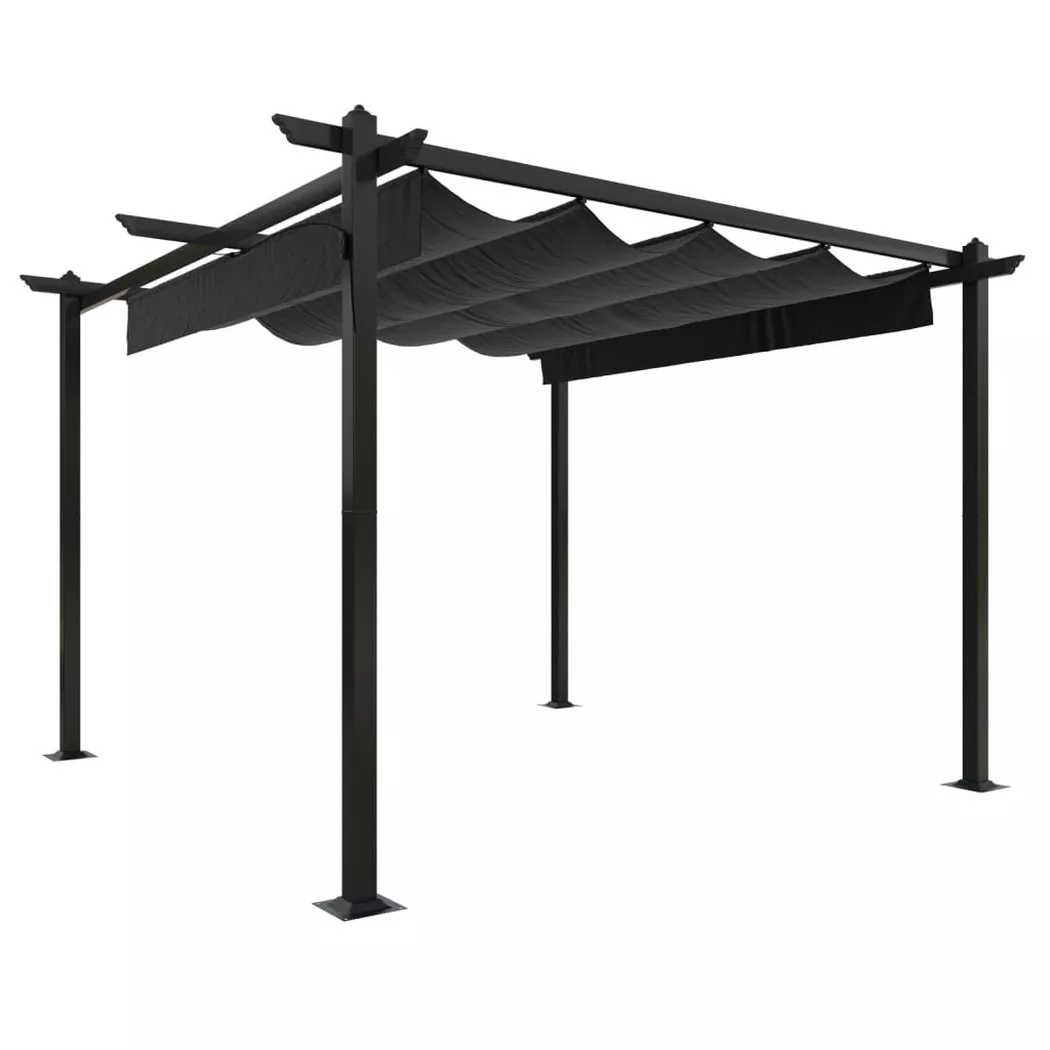 VidaXL - Gartenpavillon gewebe, One Size, Grau