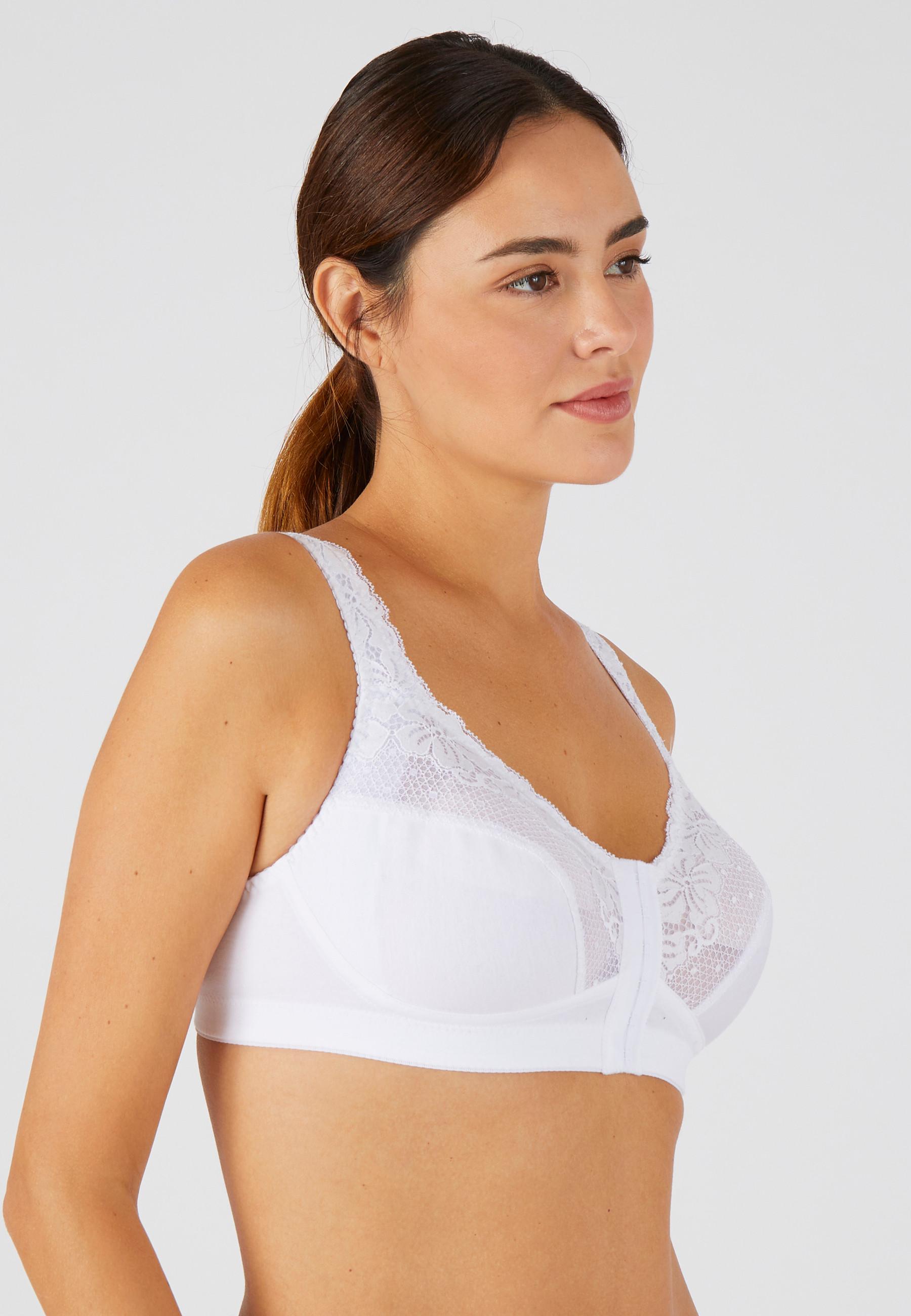 Damart  Soutien-gorge sans armatures, ouvert devant. 