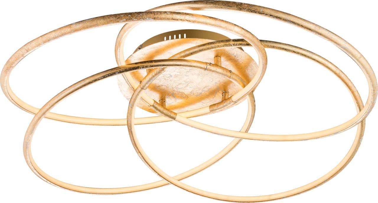 Image of Deckenleuchte Barna gold 85x85x21 Deckenleuchte Barna gold 85x85x21