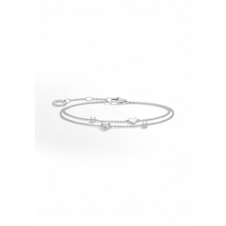 Armband   Herzen und en Steinen  Liebe verbreiten