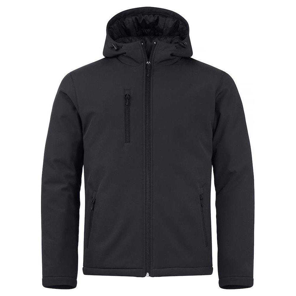 Image of Softshelljacke Wattiert Herren Schwarz 3XL
