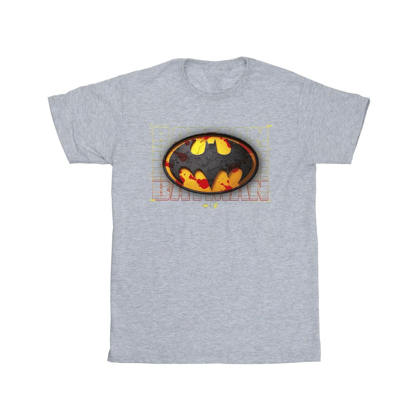 Image of The Flash Batman Red Splatter Tshirt Mädchen Grau 104