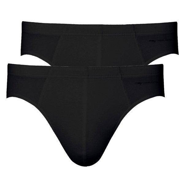Image of 2er Pack Casual Cotton - Slip Unterhose Herren Schwarz XXL