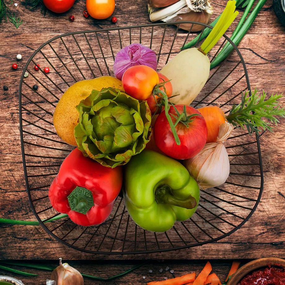 Northix Coupe à fruits décorative en métal  