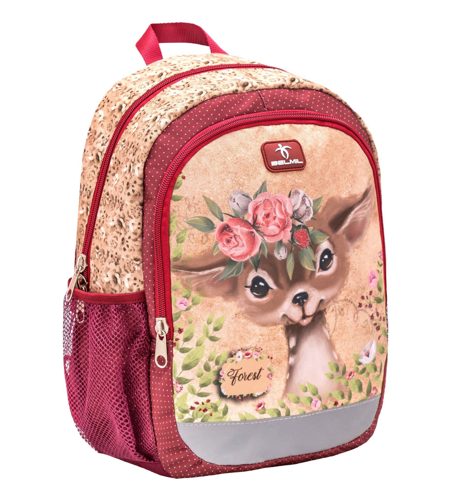 Belmil  KIDDY PLUS Kindergartenrucksack Animal Forest Bambi 