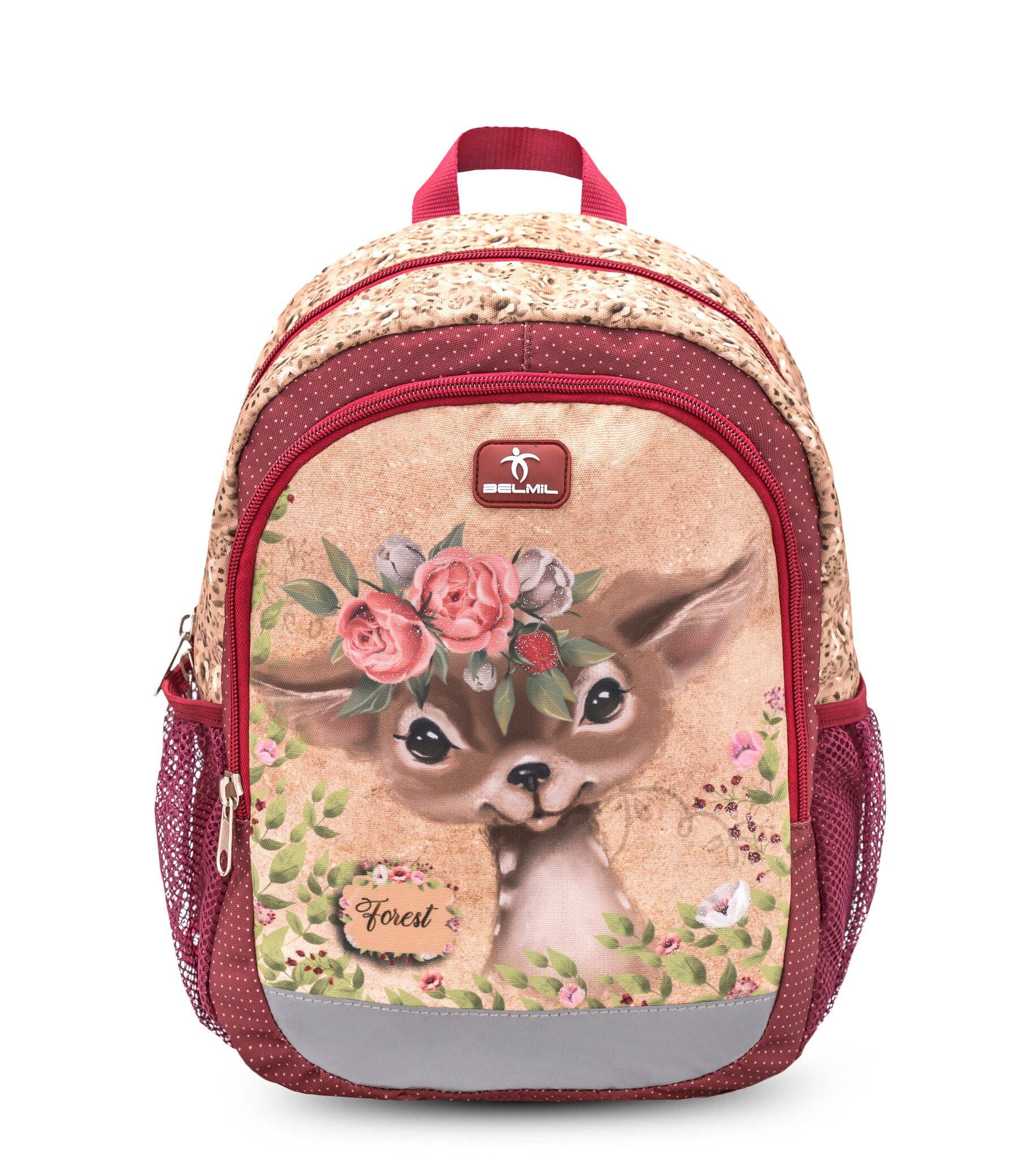 Belmil  KIDDY PLUS Kindergartenrucksack Animal Forest Bambi 